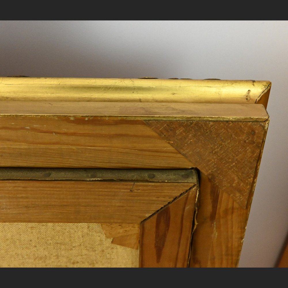 Stary obraz jeleń na rykowisku z 1940r  Stary obraz jeleń na rykowisku z 1940r