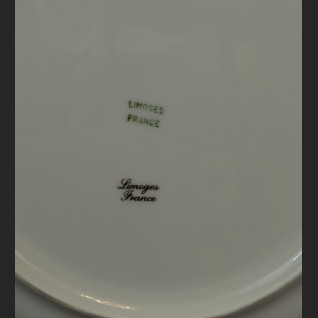 Talerze Limoges do ryb serwis francuski na 12 osób Talerze Limoges do ryb serwis francuski na 12 osób