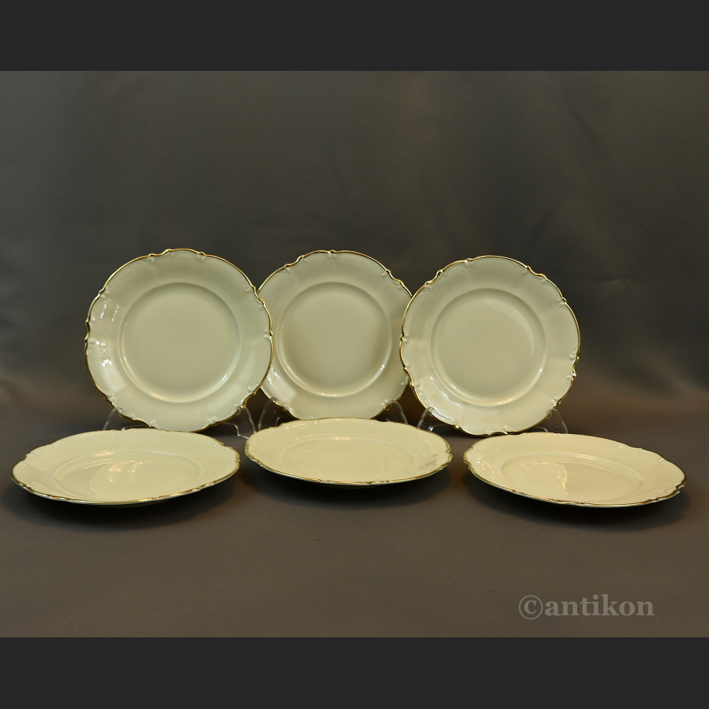 Talerze deserowe kość słoniowa do serwisu Talerze deserowe kość słoniowa do serwisu