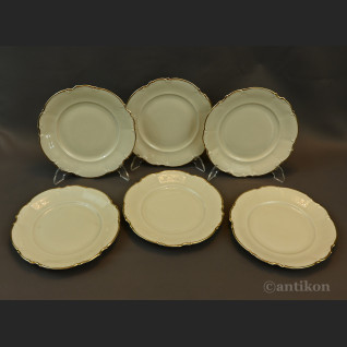 Talerze deserowe kość słoniowa do serwisu Talerze deserowe kość słoniowa do serwisu