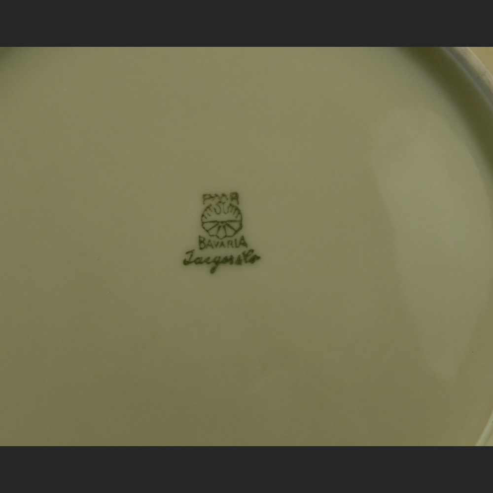Talerze deserowe kość słoniowa porcelana bawarska  Talerze deserowe kość słoniowa porcelana bawarska