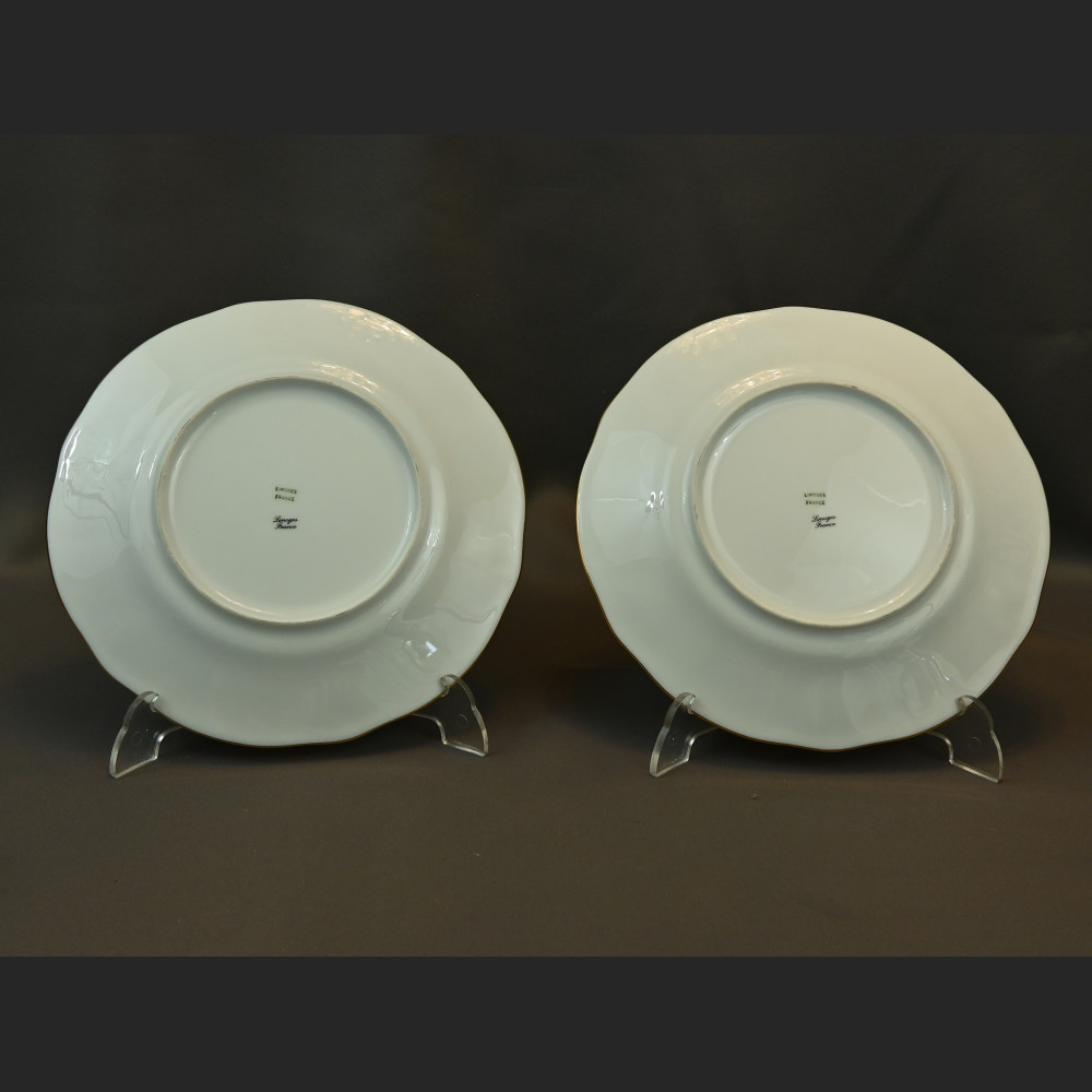 Serwis myśliwski z ptakami Limoges 12 osób 