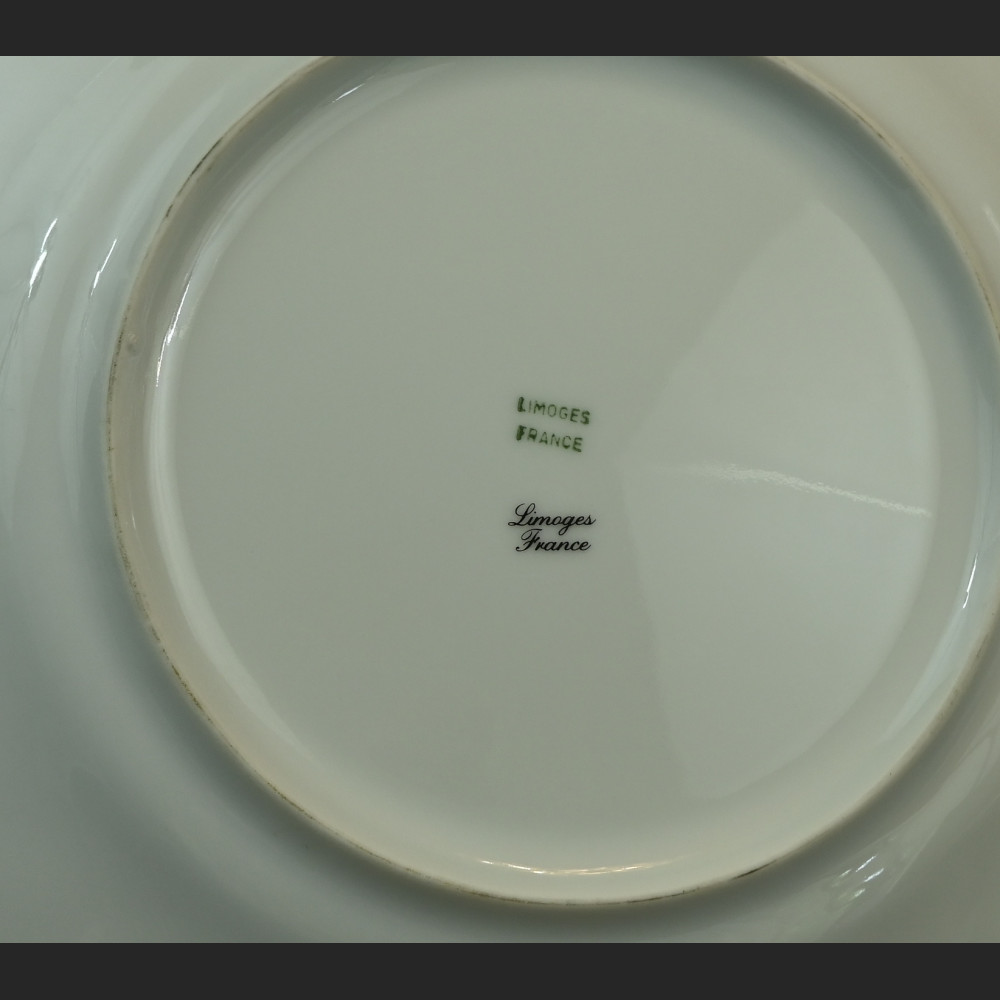 Serwis myśliwski z ptakami Limoges 12 osób 