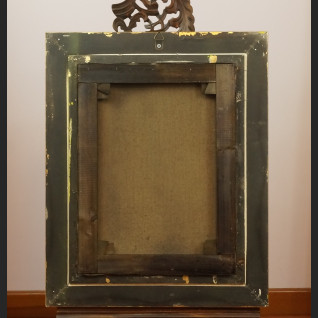 Słynny obraz z kwiatami w ramie 