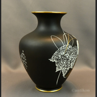 Wazon Rosenthal Selb duży matowa czerń Wazon Rosenthal Selb duży matowa czerń