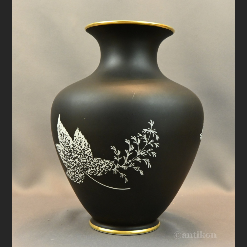 Wazon Rosenthal Selb duży matowa czerń Wazon Rosenthal Selb duży matowa czerń