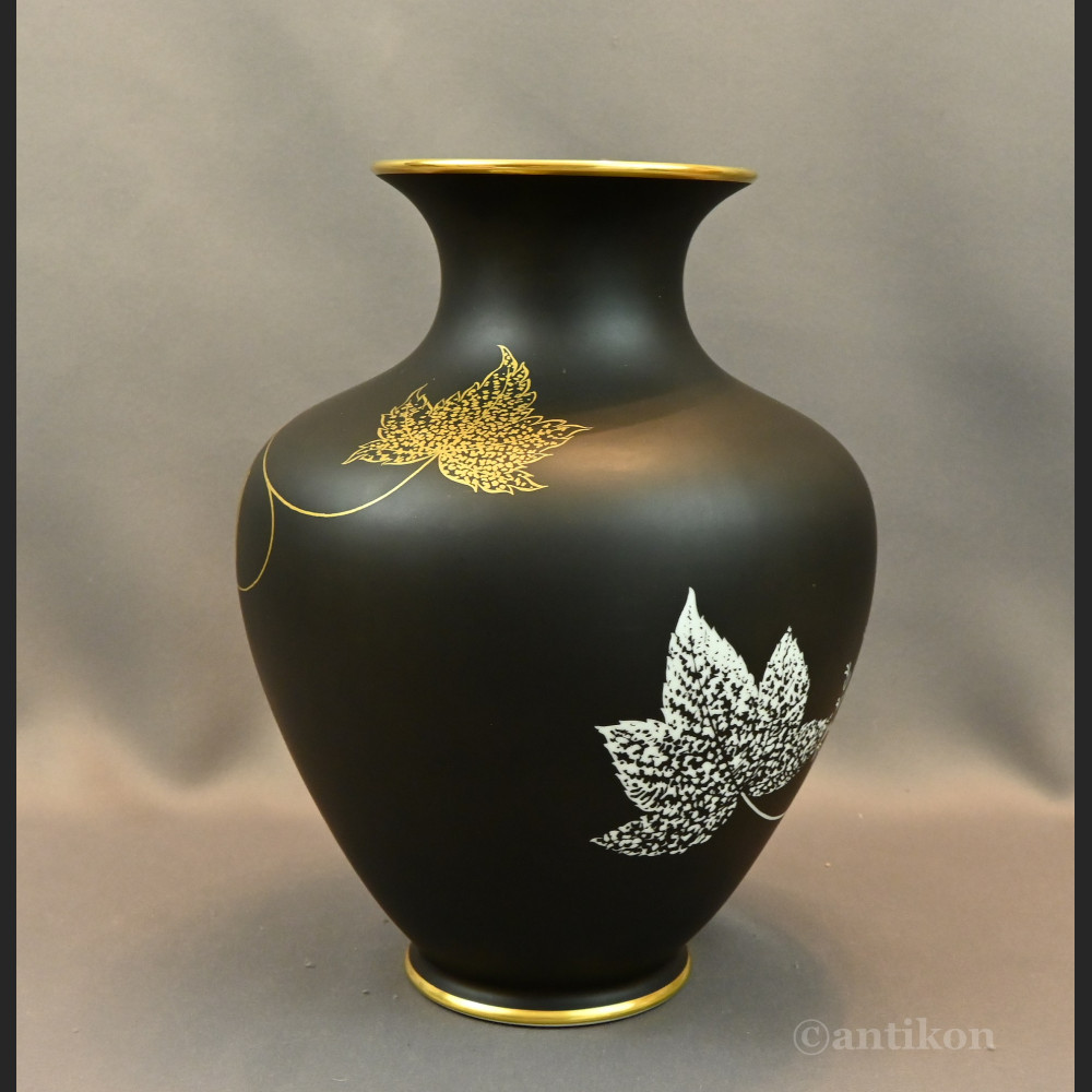 Wazon Rosenthal Selb duży matowa czerń Wazon Rosenthal Selb duży matowa czerń