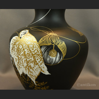 Wazon Rosenthal Selb duży matowa czerń Wazon Rosenthal Selb duży matowa czerń