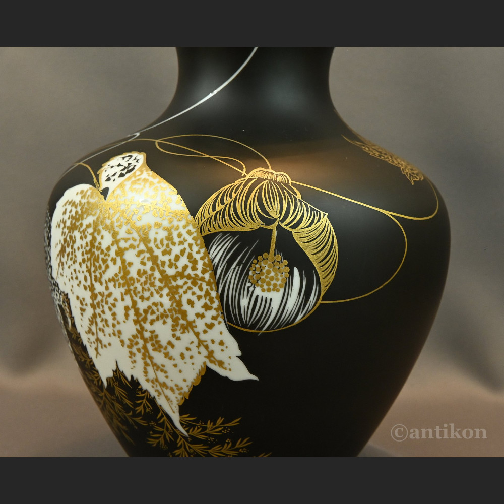 Wazon Rosenthal Selb duży matowa czerń Wazon Rosenthal Selb duży matowa czerń