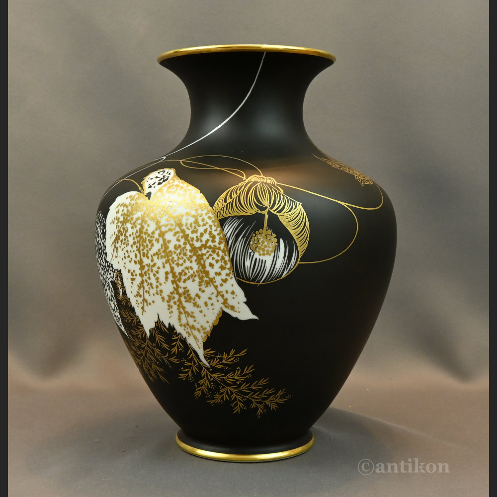 Wazon Rosenthal Selb duży matowa czerń Wazon Rosenthal Selb duży matowa czerń