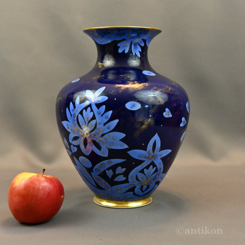 Niespotykany wazon Rosenthal obsypany złotem Niespotykany wazon Rosenthal obsypany złotem