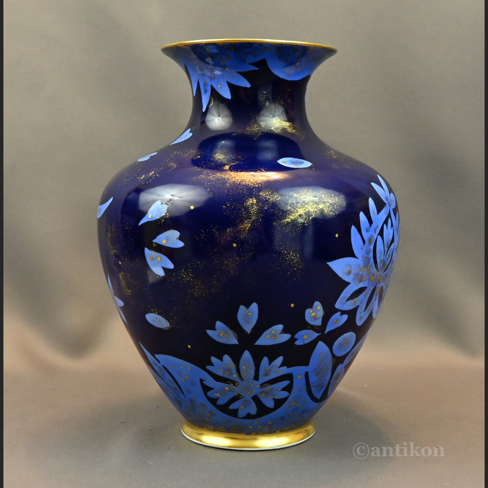 Niespotykany wazon Rosenthal obsypany złotem Niespotykany wazon Rosenthal obsypany złotem