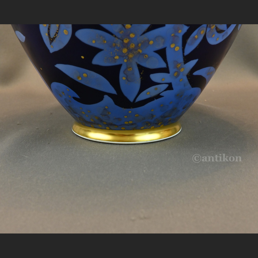 Niespotykany wazon Rosenthal obsypany złotem Niespotykany wazon Rosenthal obsypany złotem