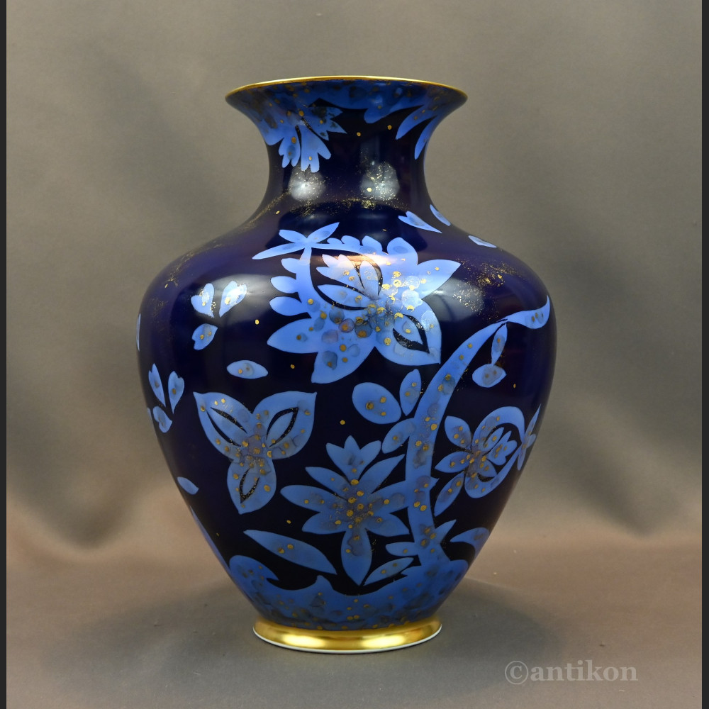 Niespotykany wazon Rosenthal obsypany złotem Niespotykany wazon Rosenthal obsypany złotem