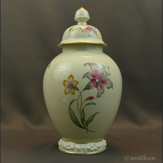 Waza Rosenthal z liliami przedwojenna 