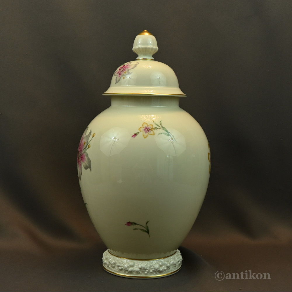 Waza Rosenthal z liliami przedwojenna 