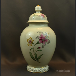 Waza Rosenthal z liliami przedwojenna 