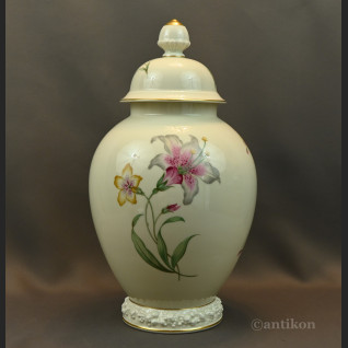 Waza Rosenthal z liliami przedwojenna 