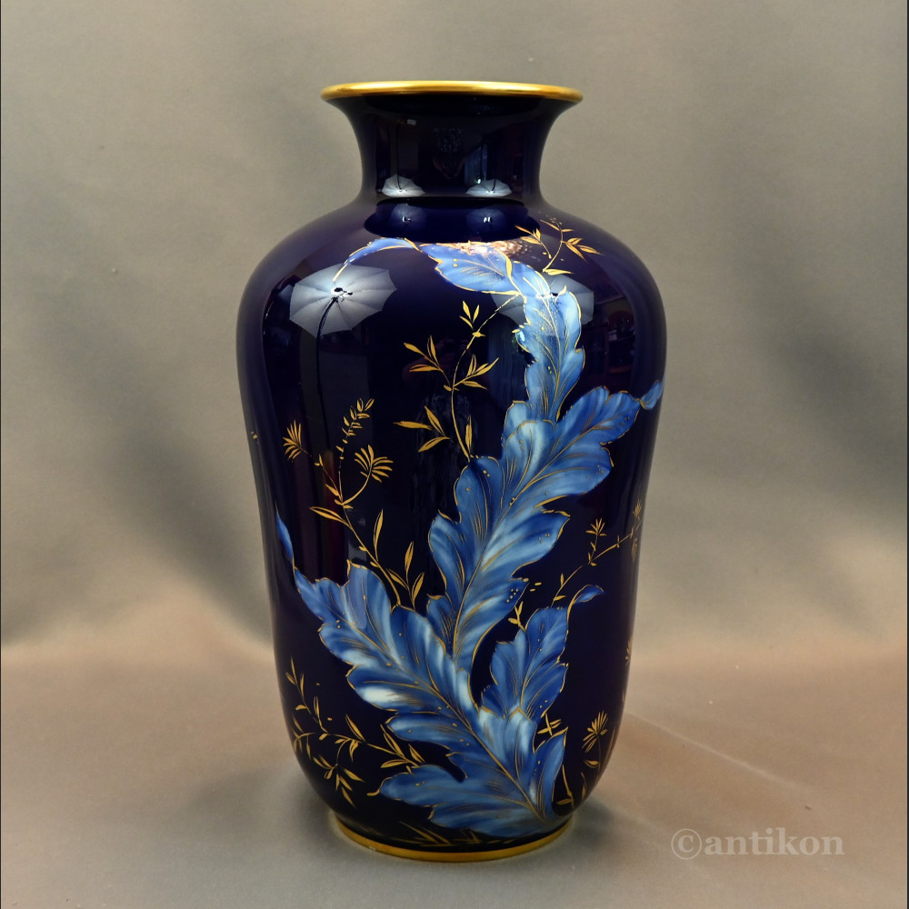 Duży wazon Rosenthal malowany Duży wazon Rosenthal malowany