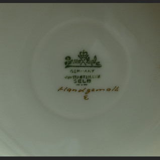 Duży wazon Rosenthal malowany prezent ślubny Duży wazon Rosenthal malowany prezent ślubny