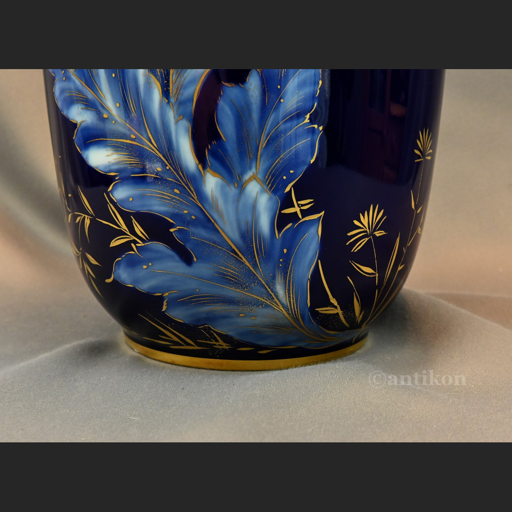Duży wazon Rosenthal malowany prezent ślubny Duży wazon Rosenthal malowany prezent ślubny