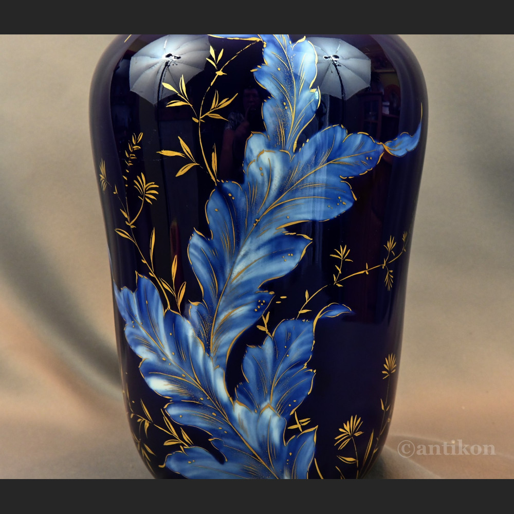 Duży wazon Rosenthal malowany prezent ślubny Duży wazon Rosenthal malowany prezent ślubny