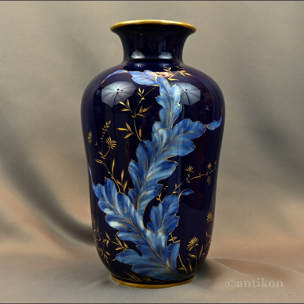 Duży wazon Rosenthal malowany Duży wazon Rosenthal malowany