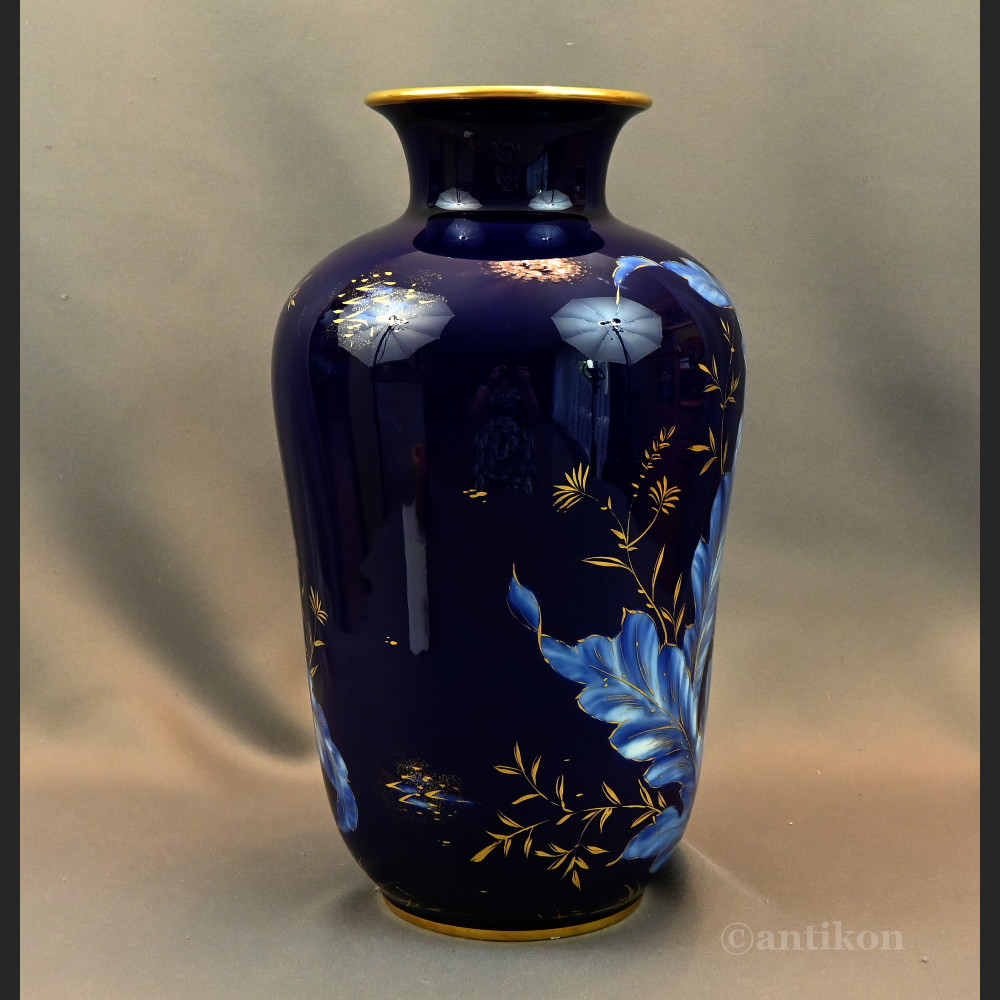 Duży wazon Rosenthal malowany Duży wazon Rosenthal malowany