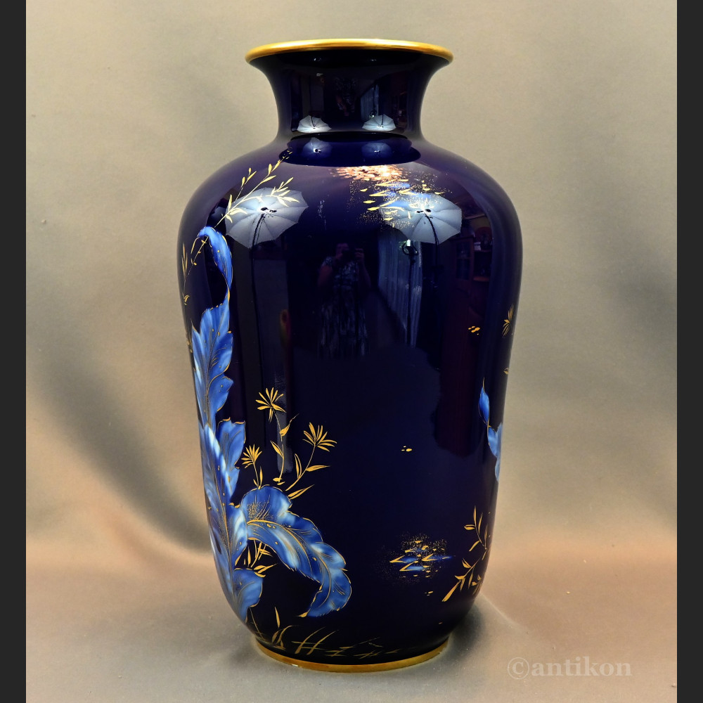 Duży wazon Rosenthal malowany Duży wazon Rosenthal malowany