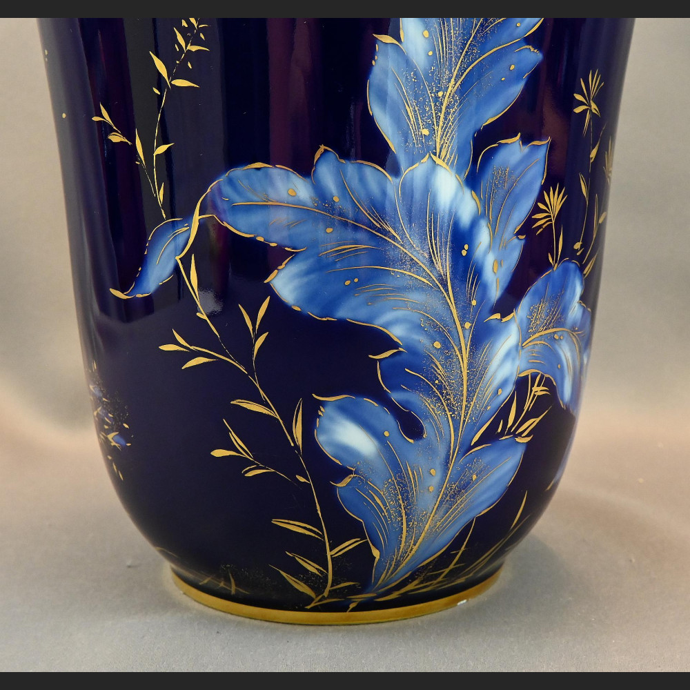 Duży wazon Rosenthal malowany Duży wazon Rosenthal malowany