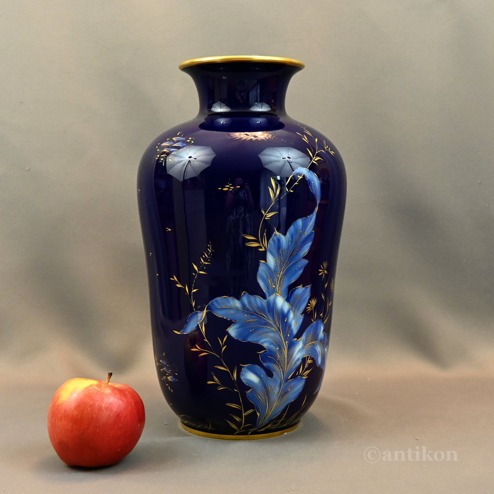 Duży wazon Rosenthal malowany Duży wazon Rosenthal malowany