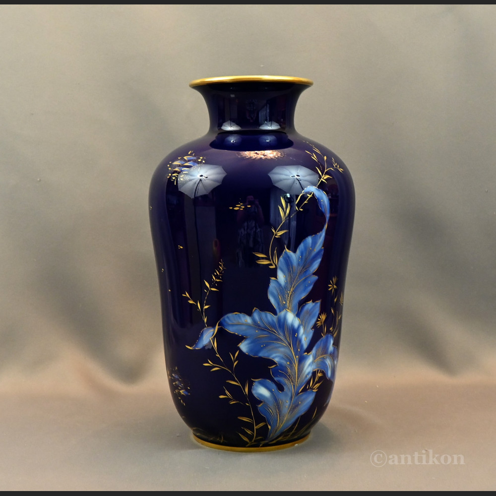 Duży wazon Rosenthal malowany Duży wazon Rosenthal malowany