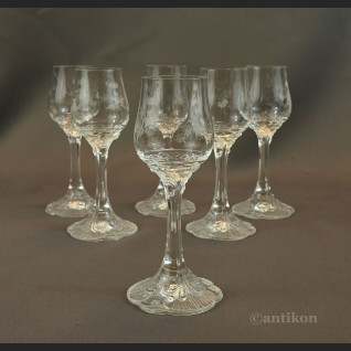 Kieliszki Rosenthal do likieru luksusowy komplet 