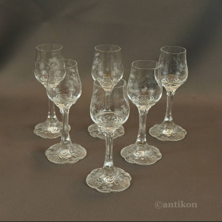 Kieliszki Rosenthal do likieru luksusowy komplet 