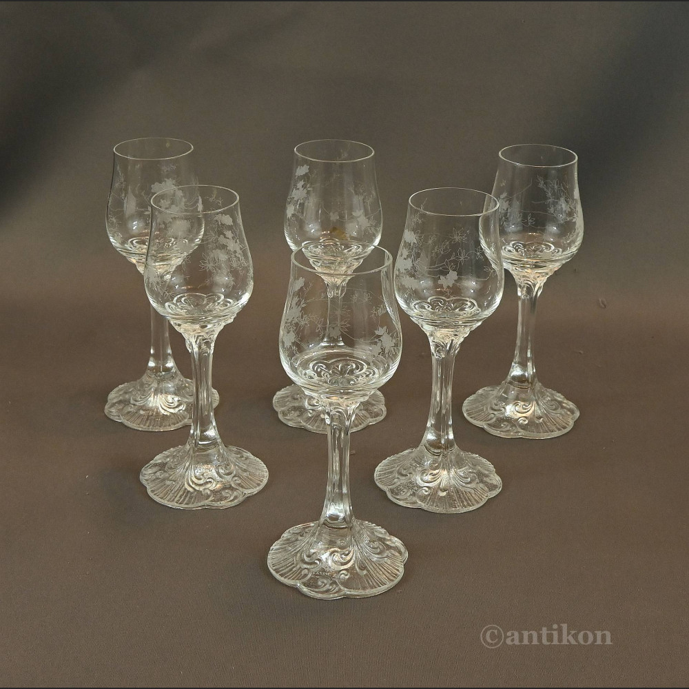 Kieliszki Rosenthal do likieru luksusowy komplet 