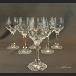 Rosenthal kieliszki do wina stare szkło 