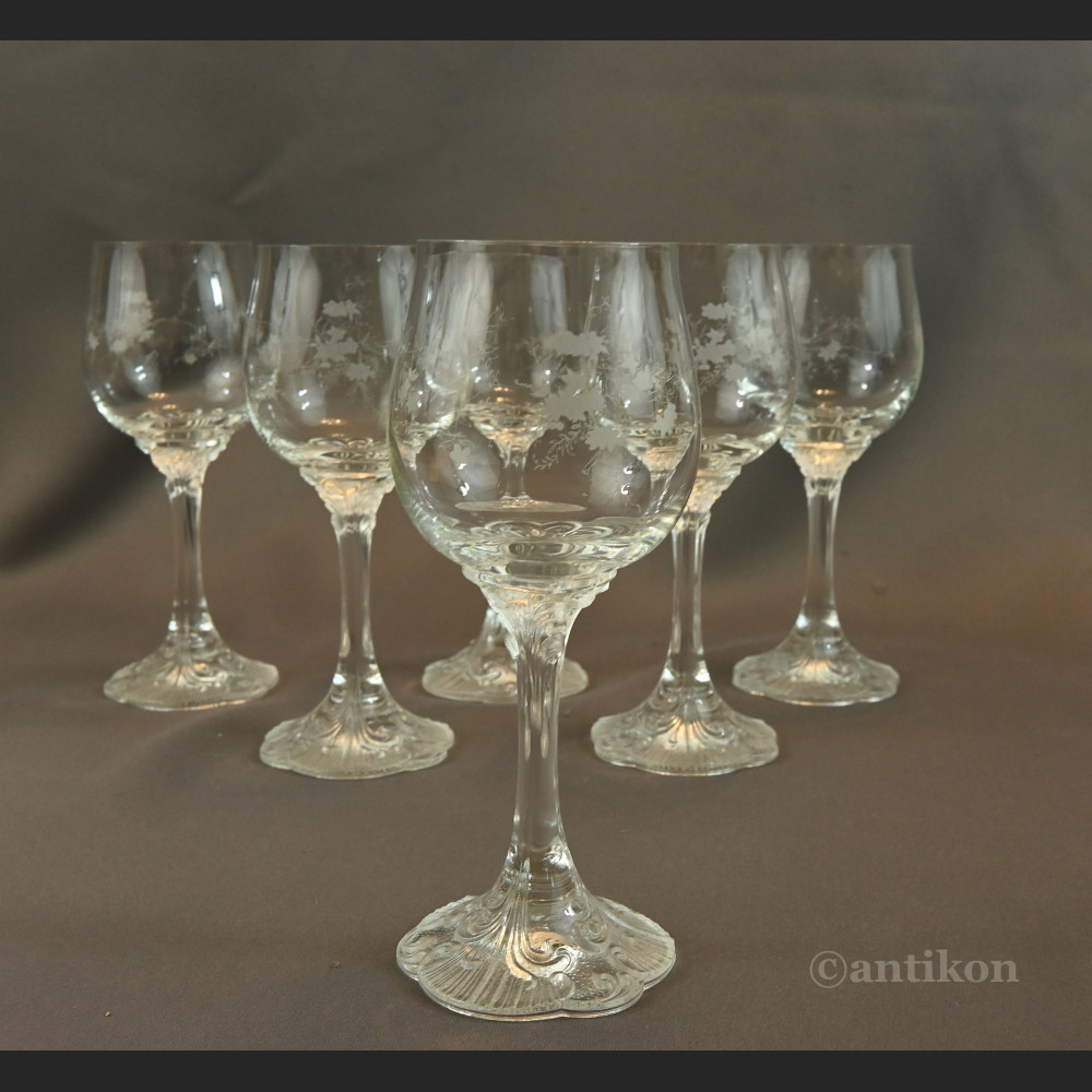 Rosenthal kieliszki do wina stare szkło 