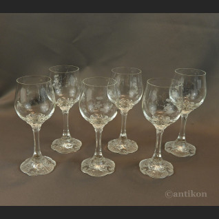 Rosenthal kieliszki do wina stare szkło 