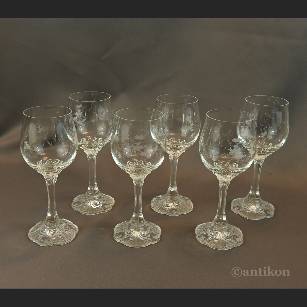 Rosenthal kieliszki do wina stare szkło 