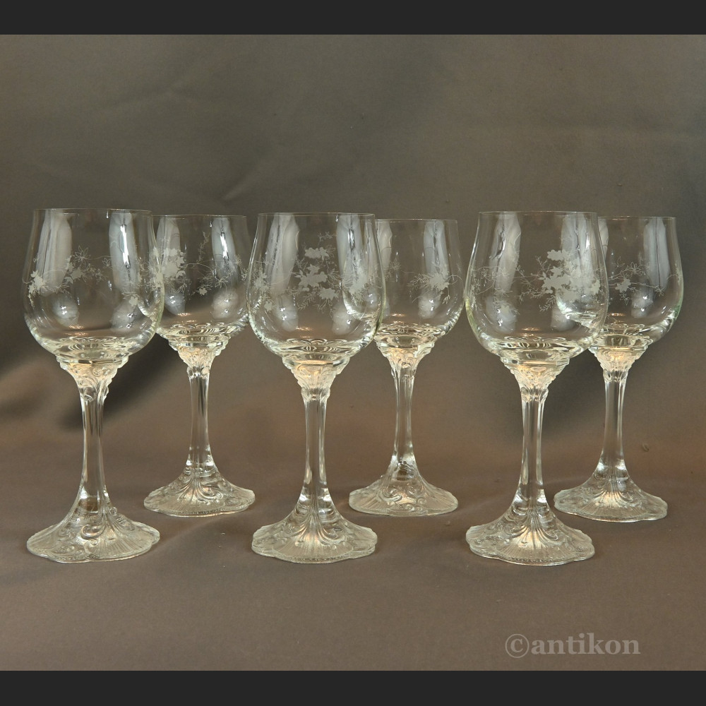 Rosenthal kieliszki do wina stare szkło 