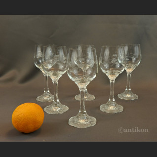 Rosenthal kieliszki do wina stare szkło 