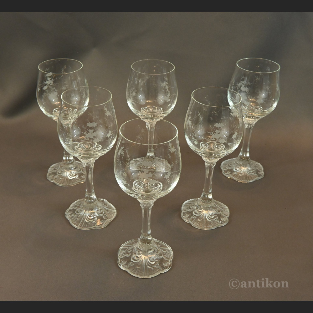 Rosenthal kieliszki do wina stare szkło 