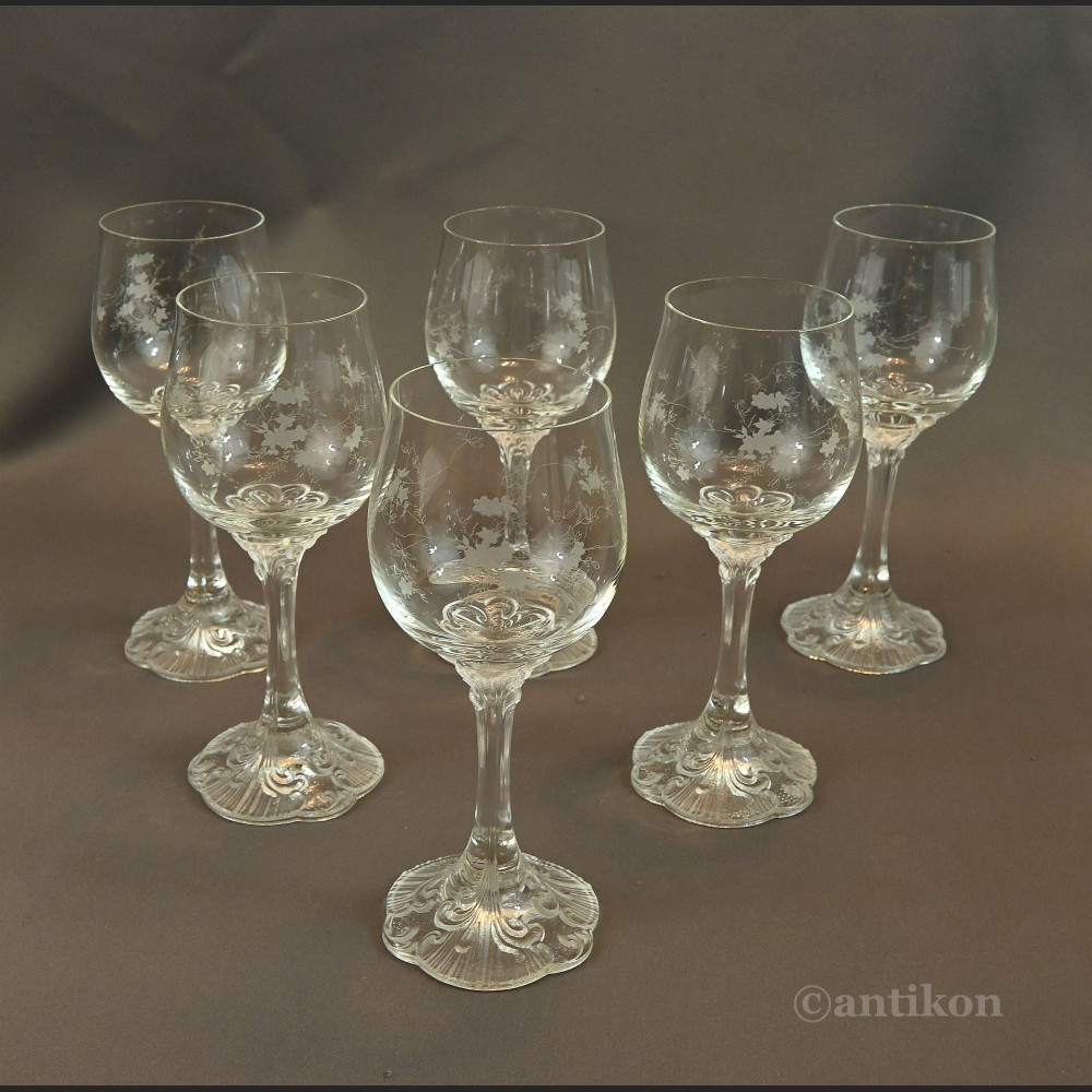 Rosenthal kieliszki do wina stare szkło 