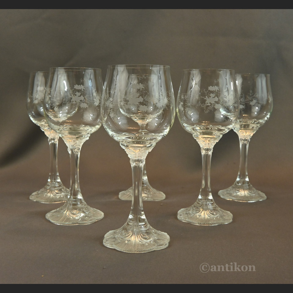 Rosenthal kieliszki do wina stare szkło 