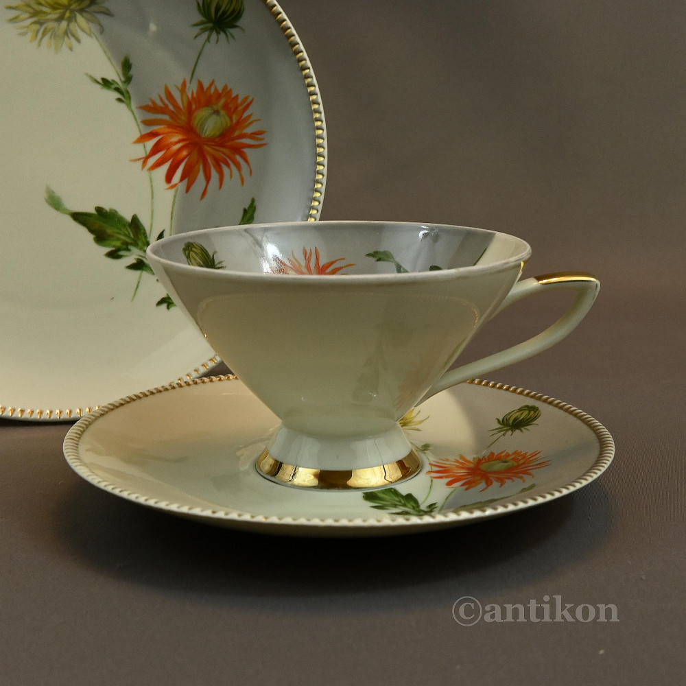 Filiżanka kolekcjonerska gerbery stara Filiżanka kolekcjonerska gerbery stara