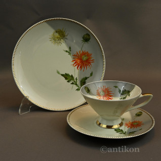 Filiżanka kolekcjonerska gerbery stara 