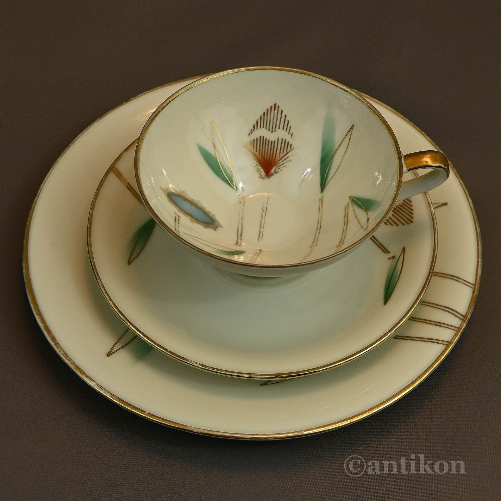 Stara filiżanka trio bawarska porcelana Stara filiżanka trio bawarska porcelana