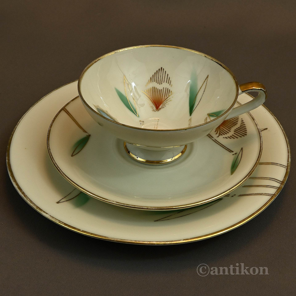 Stara filiżanka trio bawarska porcelana Stara filiżanka trio bawarska porcelana