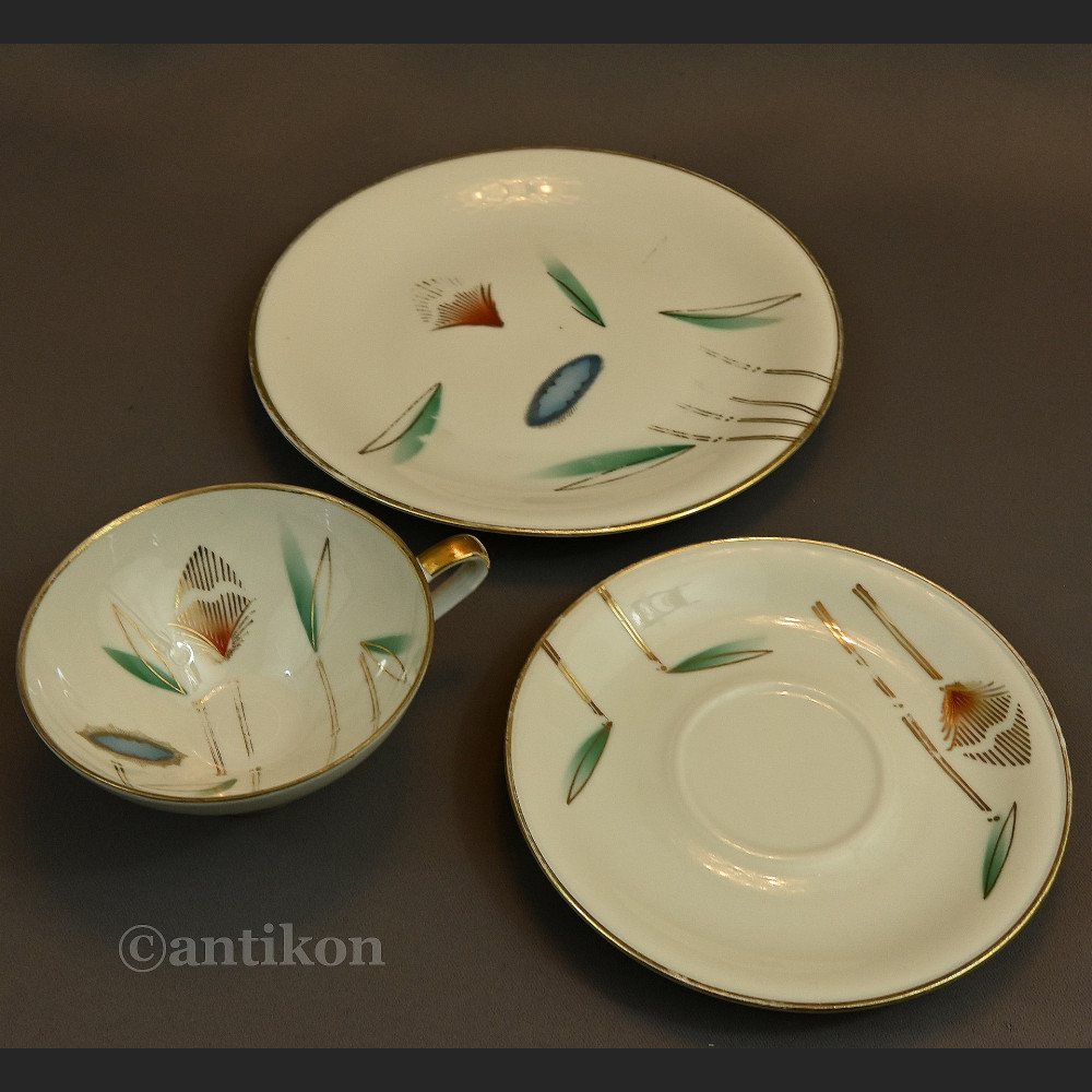 Stara filiżanka trio bawarska porcelana Stara filiżanka trio bawarska porcelana