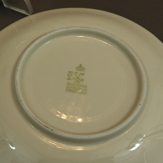 Stara filiżanka trio bawarska porcelana Stara filiżanka trio bawarska porcelana
